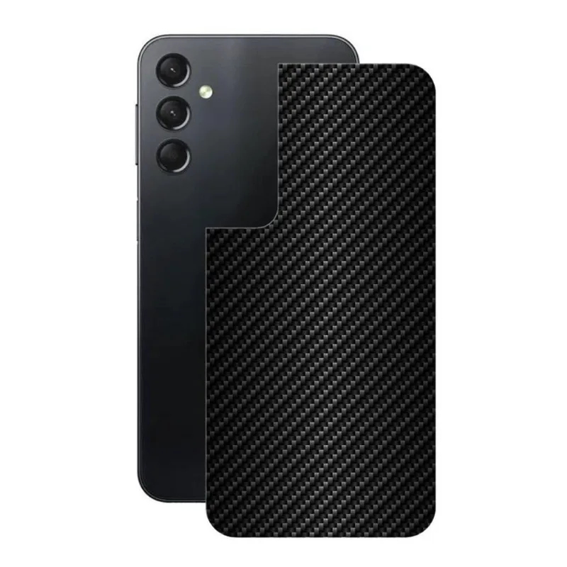 Película Galaxy A24 -Traseira Fibra Carbono Preta -Gshield - Gshield