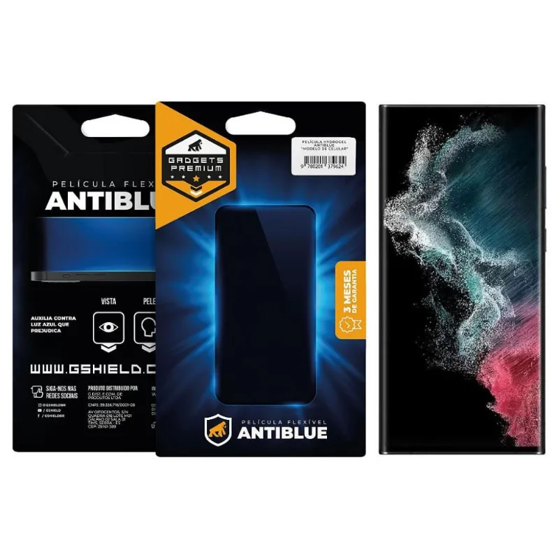 Película para Samsung Galaxy S22 Ultra - AntiBlue - Gshield - Gshield