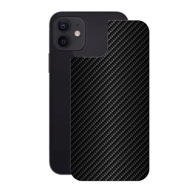 Película iPhone 12 - Traseira Fibra Carbono Preta- Gshield