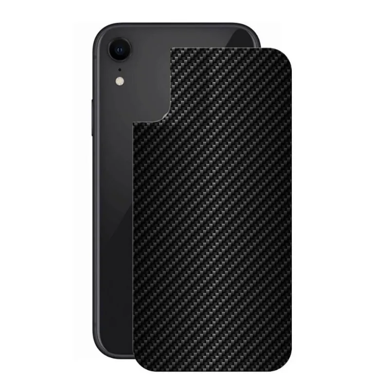 Película para iPhone XR - Traseira de Fibra de Carbono Preta - Gshield - Gshield
