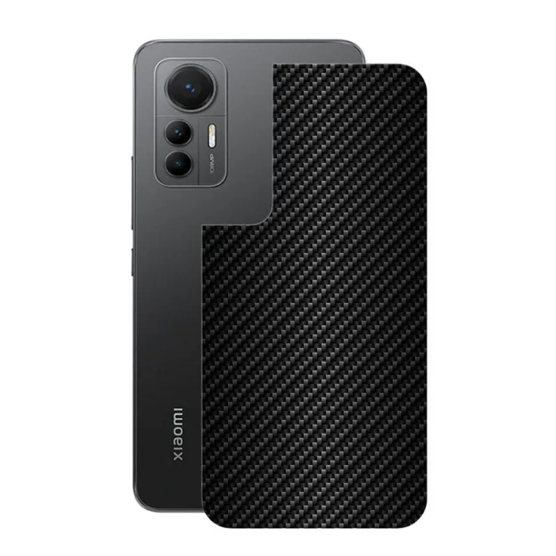 Película para Xiaomi 12 Lite - Traseira de Fibra de Carbono Preta - Gshield - Gshield
