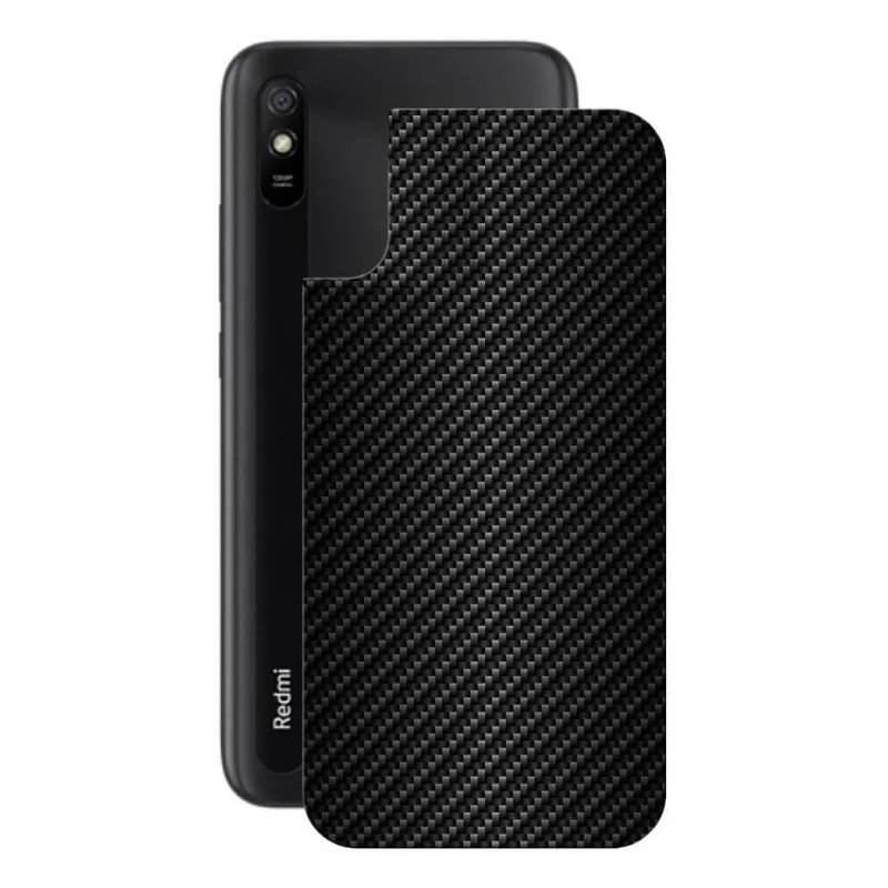 Película para Xiaomi Redmi 9A - Traseira de Fibra de Carbono Preta - Gshield - Gshield
