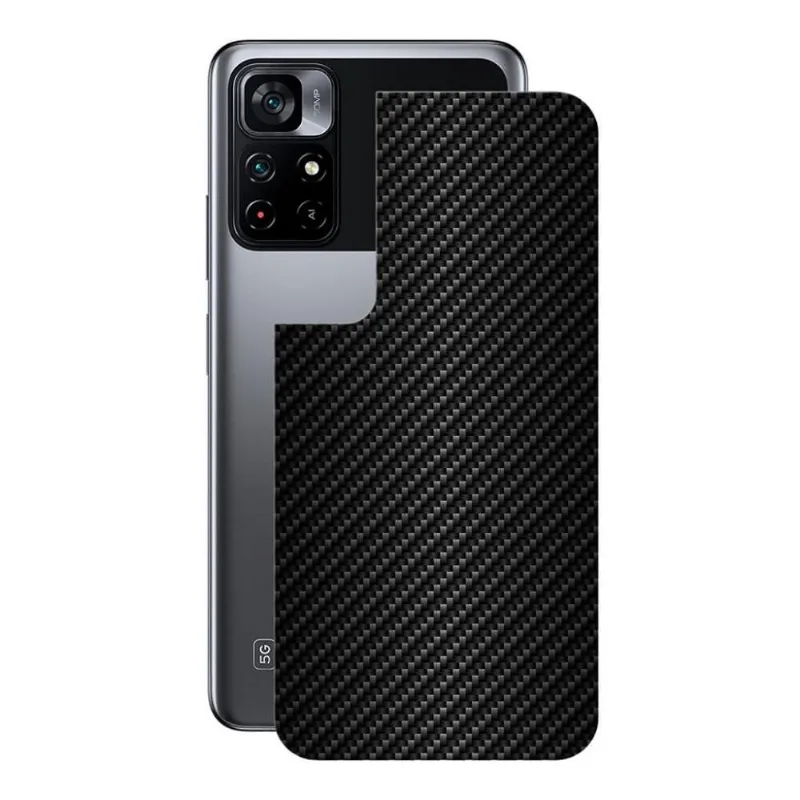 Película Poco M4 Pro 5G-Traseira Fibra Carbono Preta-Gshield - Gshield