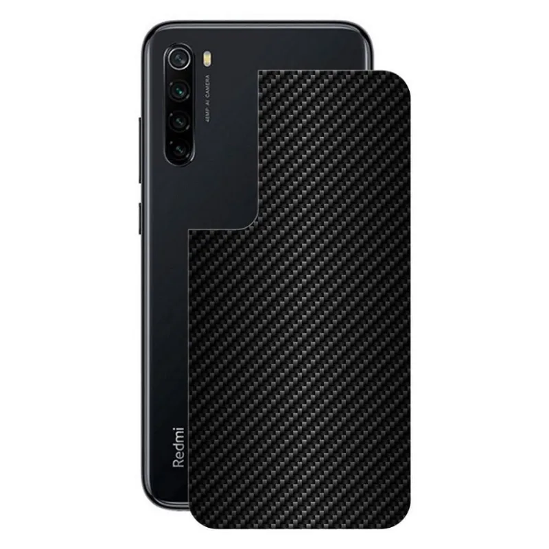 Película para Xiaomi Redmi Note 8 - Traseira de Fibra de Carbono Preta - Gshield