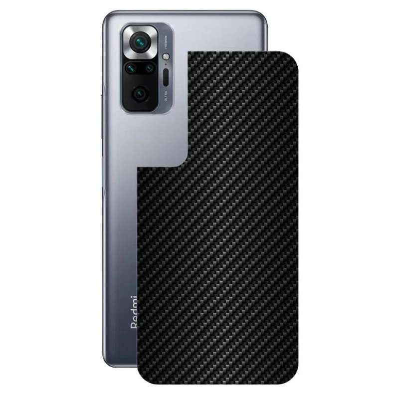 Película para Xiaomi Redmi Note 10 Pro - Traseira de Fibra de Carbono Preta - Gshield