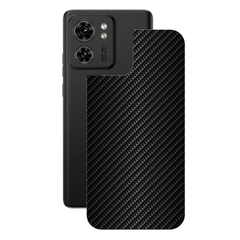 Película MotorolaEdge40-Traseira Fibra Carbono Preta-Gshield - Gshield