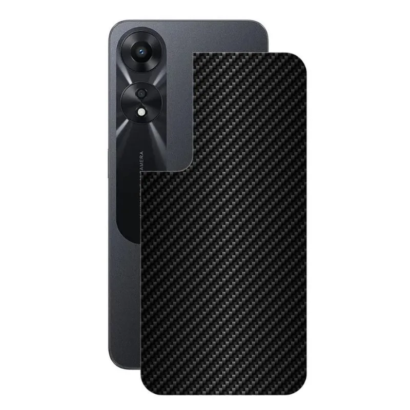 Película Oppo A78 5G -Traseira Fibra Carbono Preta- Gshield - Gshield
