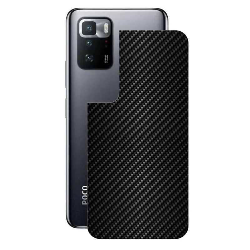Película para Xiaomi Poco X3 GT - Traseira de Fibra de Carbono Preta - Gshield - Gshield