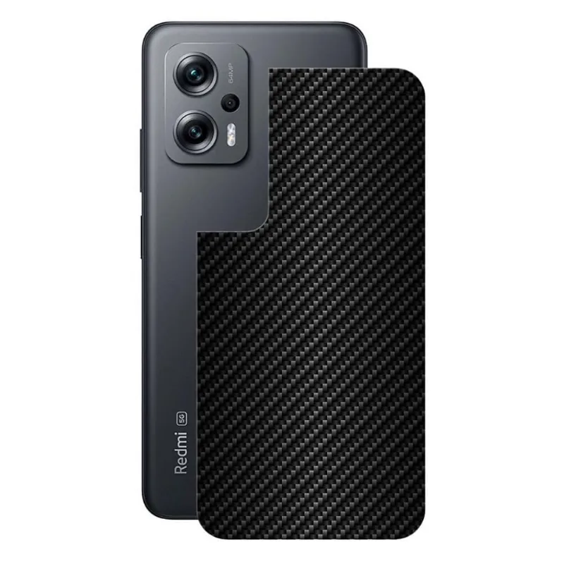 Película para Xiaomi Poco X4 GT - Traseira de Fibra de Carbono Preta - Gshield - Gshield