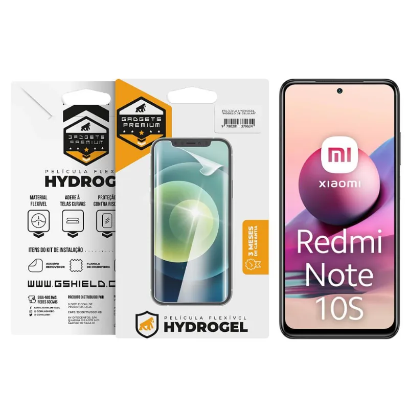 Película para Xiaomi Redmi Note 10S - Traseira Hydrogel HD- Gshield