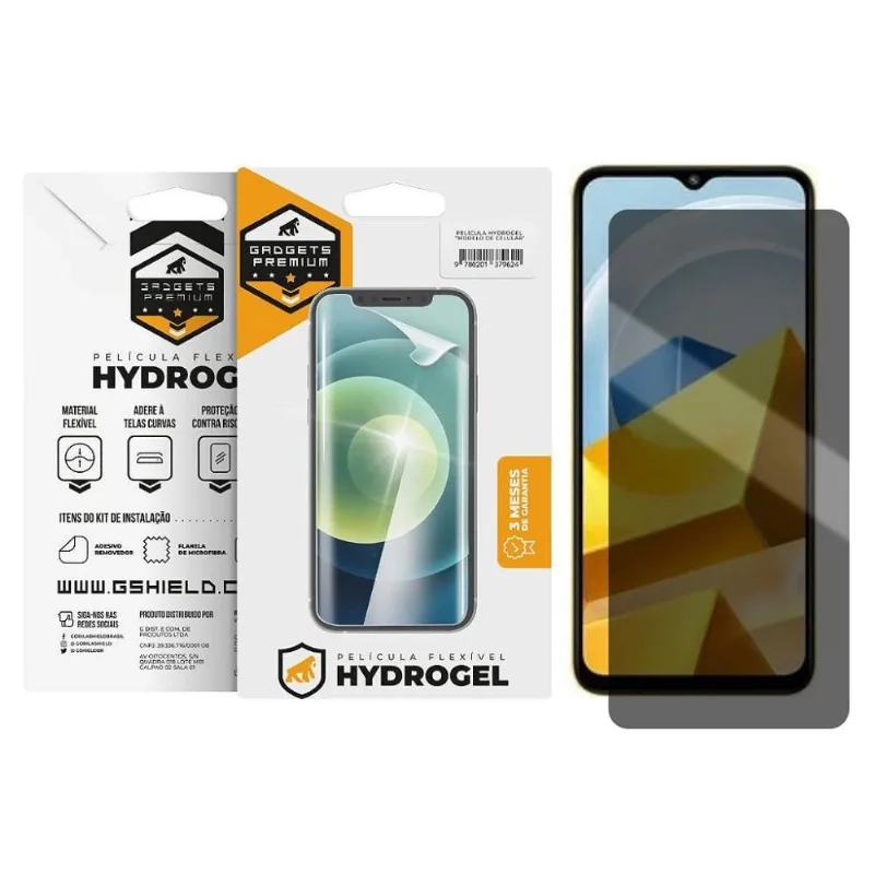 Película para Xiaomi Poco M5 - Privacidade Hydrogel -Gshield