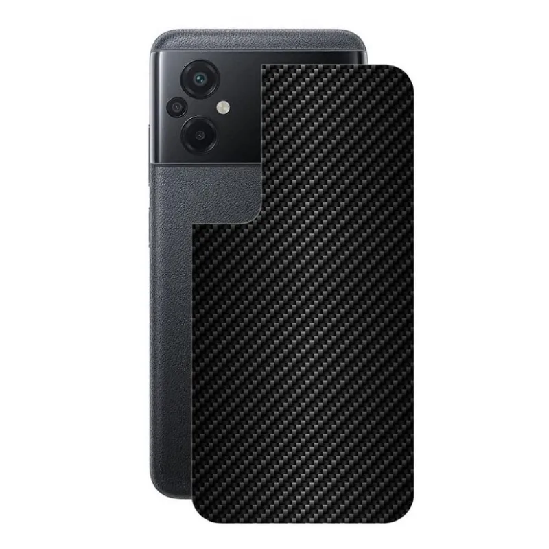 Película para Xiaomi Poco M5 - Traseira de Fibra de Carbono Preta - Gshield