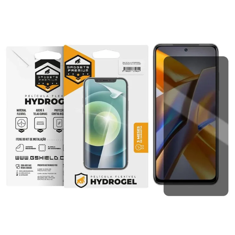Película para Xiaomi Poco M5s -Privacidade Hydrogel- Gshield