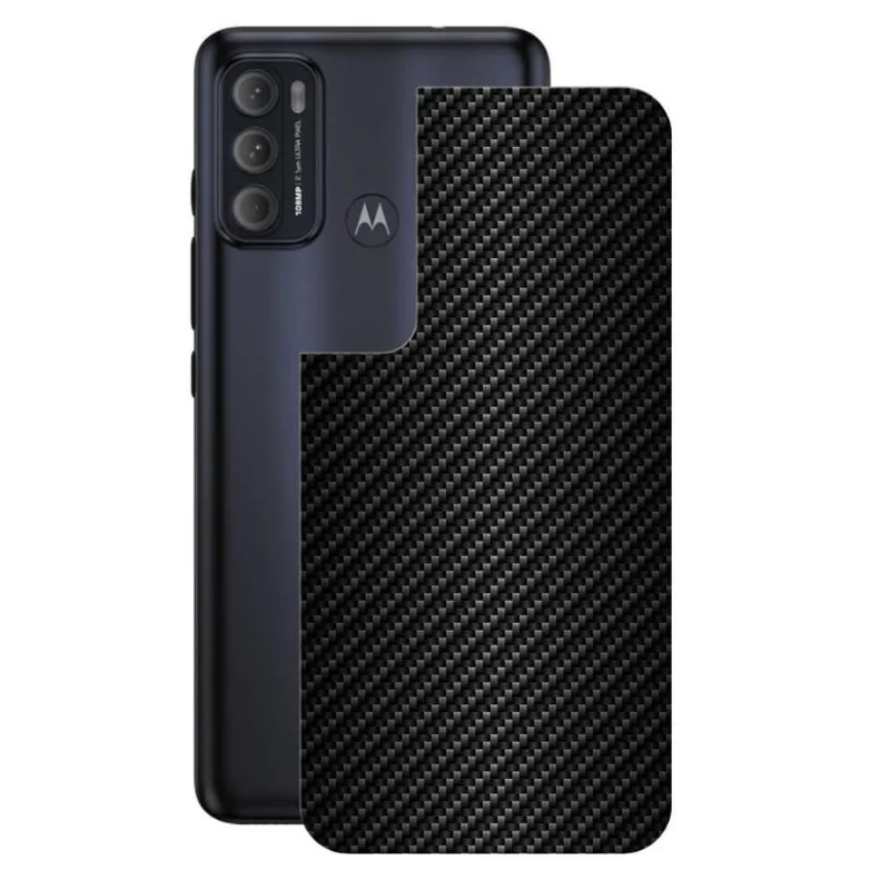 Película para Motorola Moto G60 - Traseira de Fibra de Carbono Preta - Gshield - Gshield