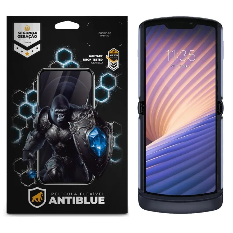 Película Para Motorola Razr 5g - Antiblue - Gshield - Gshield