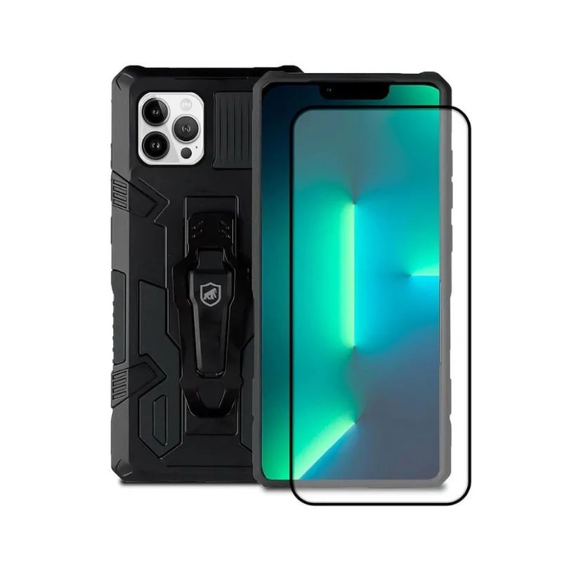 Capa Clip e Pelicula Coverage para iPhone 12 - Gshield - Gshield