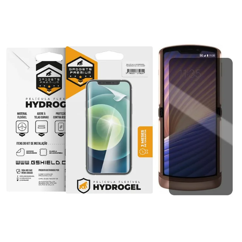 Película para Motorola Razr 5G -Privacidade Hydrogel-Gshield - Gshield