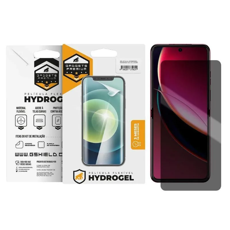 Película Para Motorola Razr 40 Ultra - Privacidade Hydrogel - Gshield - Gshield