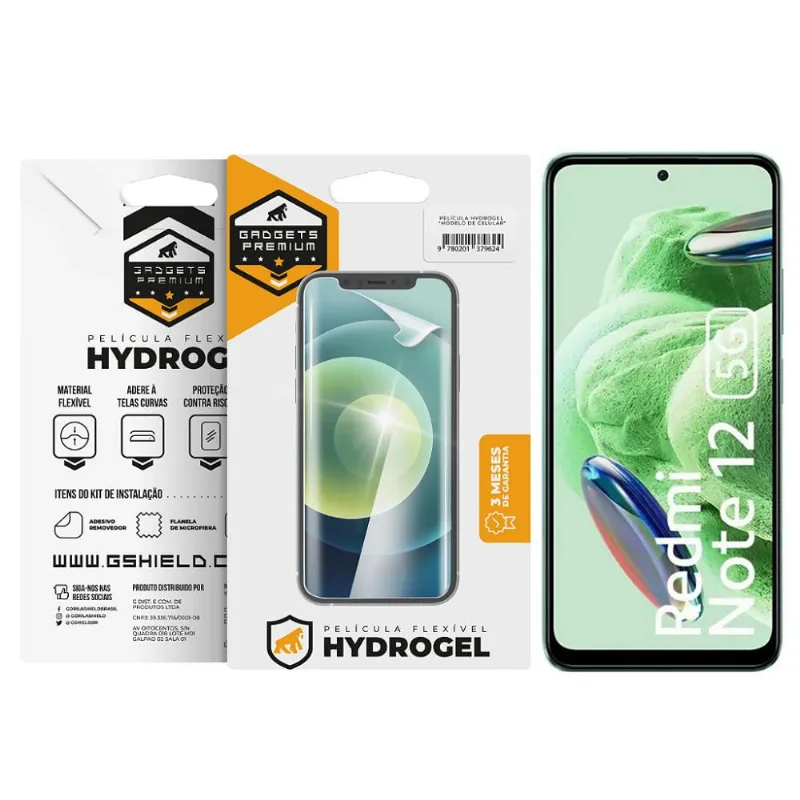 Película para Redmi Note 12 5G - Hydrogel HD - Gshield - Gshield