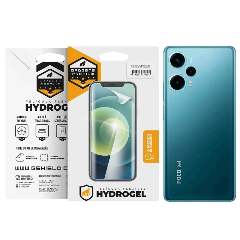 Película para Xiaomi Poco F5 - Traseira Hydrogel HD- Gshield - Gshield