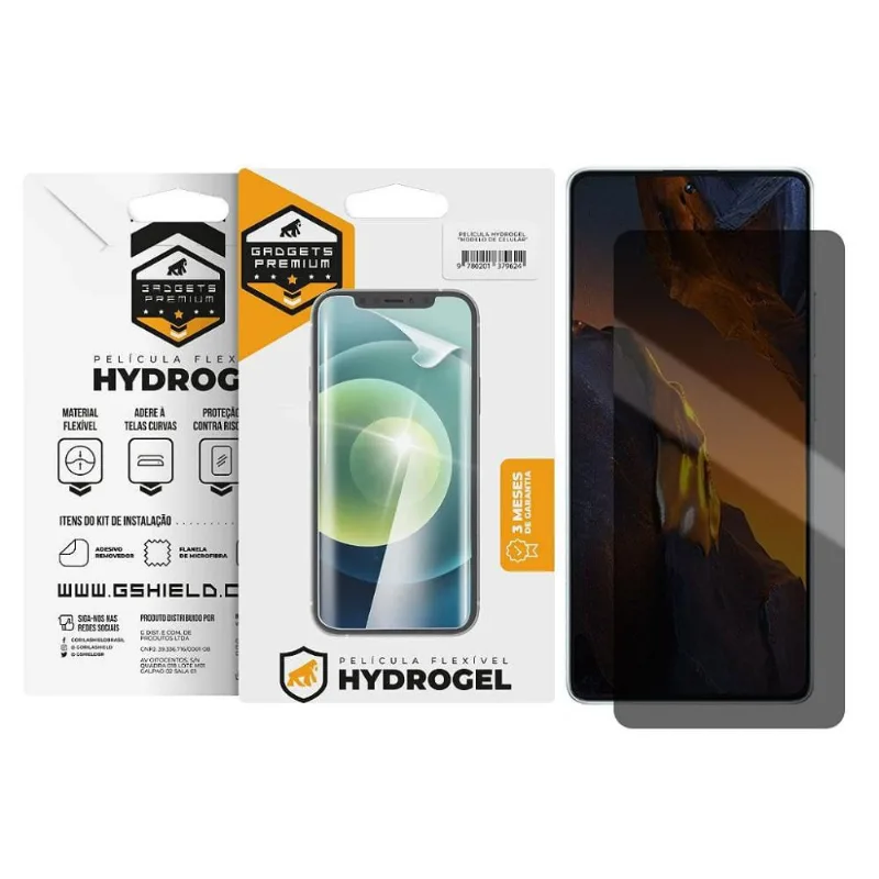 Película para Xiaomi Poco F5 - Privacidade Hydrogel -Gshield - Gshield