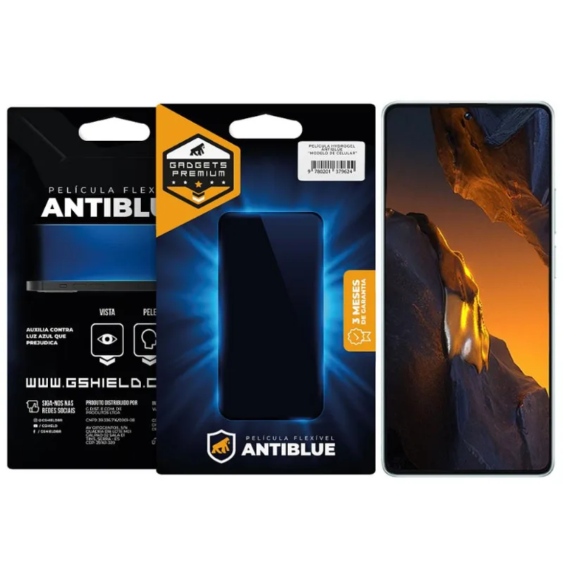 Película para Xiaomi Poco F5 - AntiBlue - Gshield - Gshield