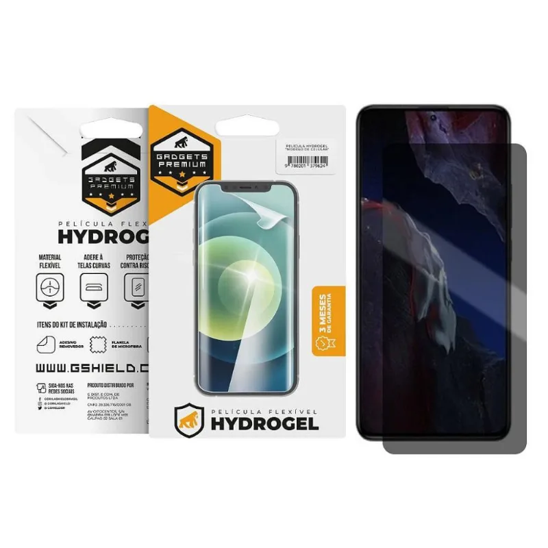 Película para Xiaomi Poco F5Pro-Privacidade Hydrogel-Gshield - Gshield