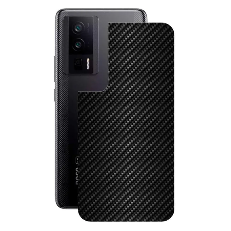Película Poco F5 Pro -Traseira Fibra Carbono Preta- Gshield - Gshield