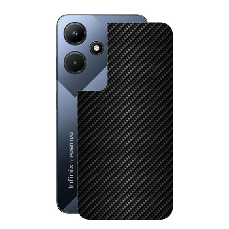 Película para Infinix Hot 30i - Traseira de Fibra de Carbono Preta - Gshield - Gshield