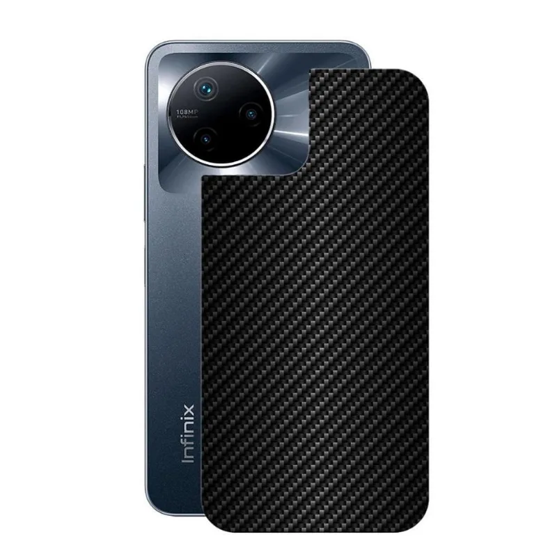 Película para Infinix Note 12 Pro - Traseira de Fibra de Carbono Preta - Gshield - Gshield