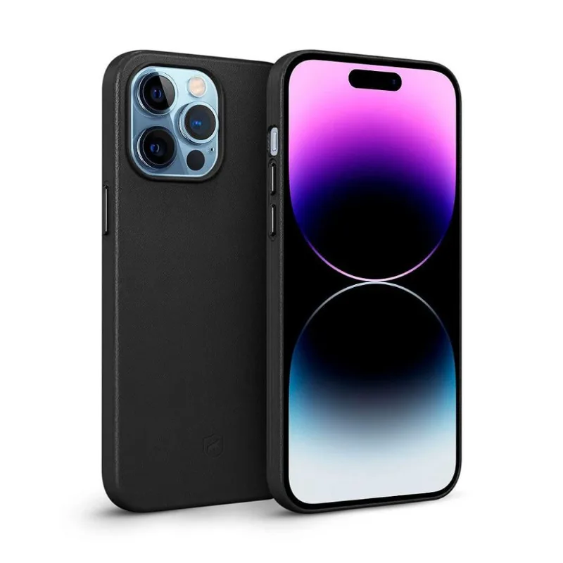 Capa para iPhone 15 Pro - Couro Dual Preta - Gshield