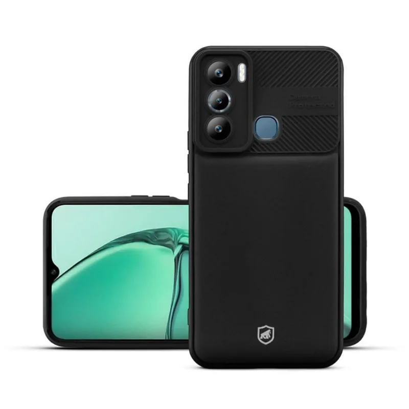 Capa para Infinix Hot 20i - Symetric Preta - Gshield - Gshield