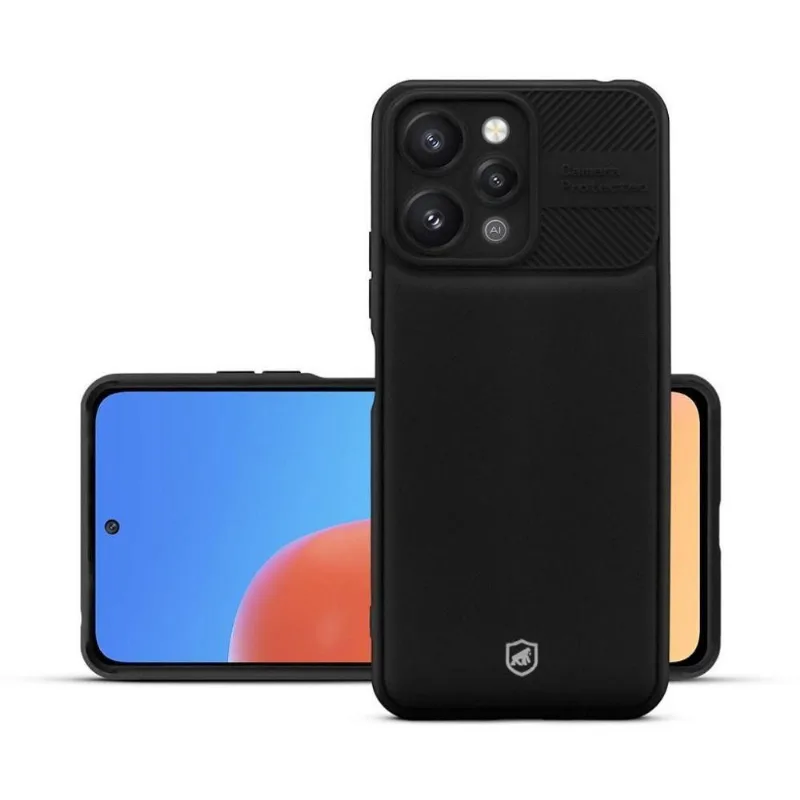 Capa Para Celular Gshield Symetric Preta Com Tecnologia De Absorção De Impacto Tpu Acrílico 1 - Gshield