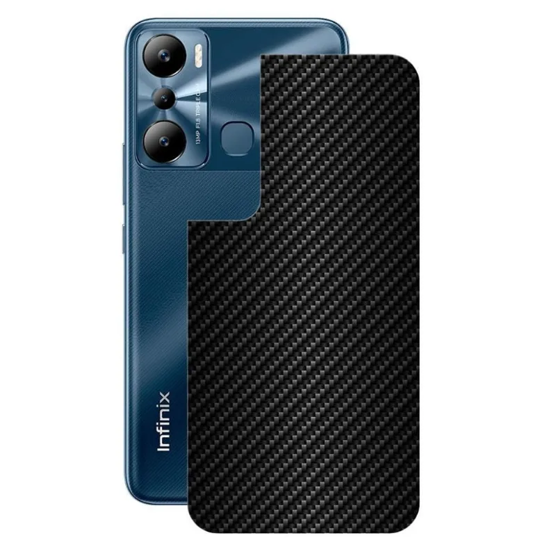Película para Infinix Hot 20i - Traseira de Fibra de Carbono Preta - Gshield - Gshield