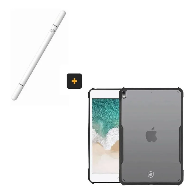 Kit Capa Dual Shock X E Caneta Dinamic Para Ipad Pro 10.5 - Gshield - Gshield