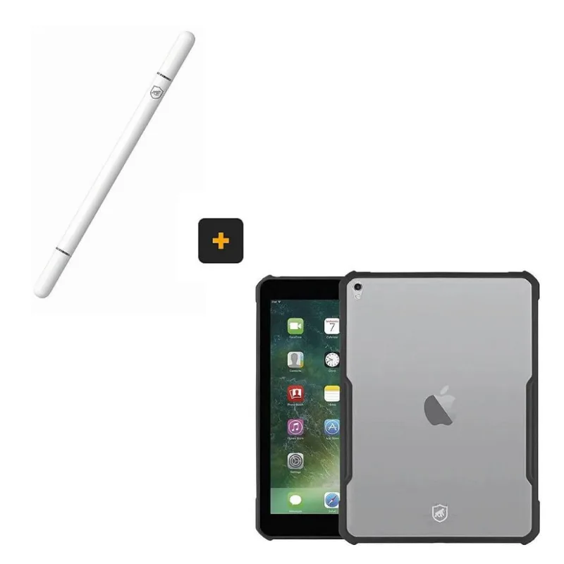 Kit Capa Dual Shock X e Caneta Dinamic para iPad Pro 9.7 - Gshield