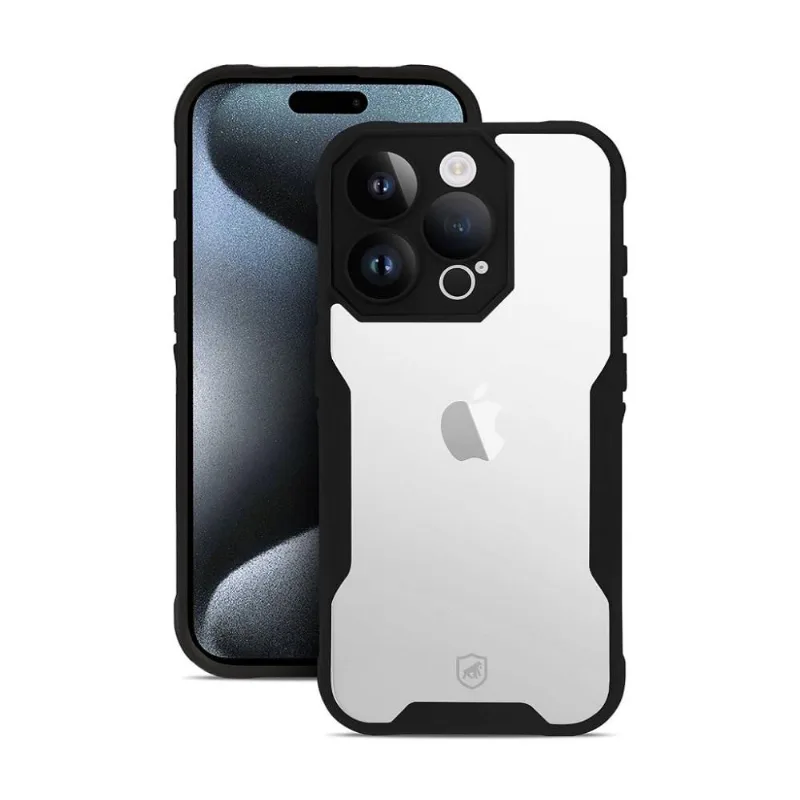 Capa para iPhone 15 Pro - Dual Sense Preta - Gshield - Gshield