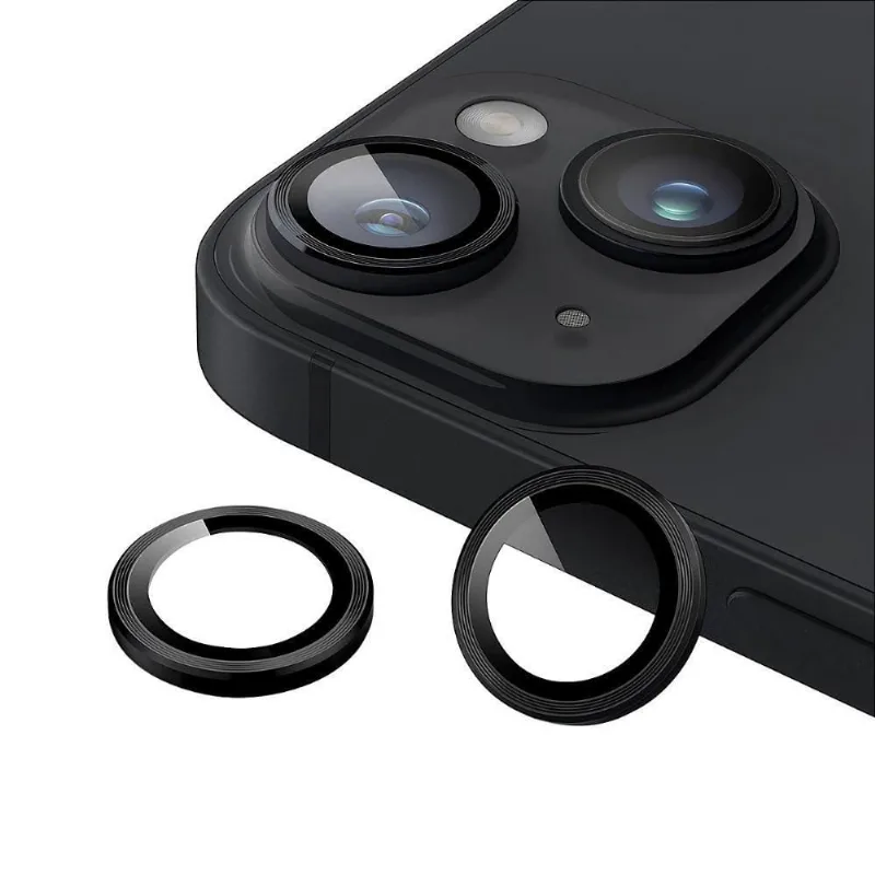 Protetor De Lente Para Iphone 15 Plus - One Armor - Frame Para Câmera - Preto - Gshield - Gshield