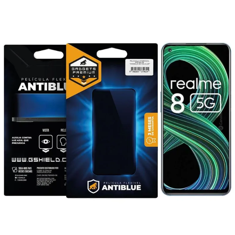 Película para Realme 8 5G - AntiBlue - Gshield - Gshield
