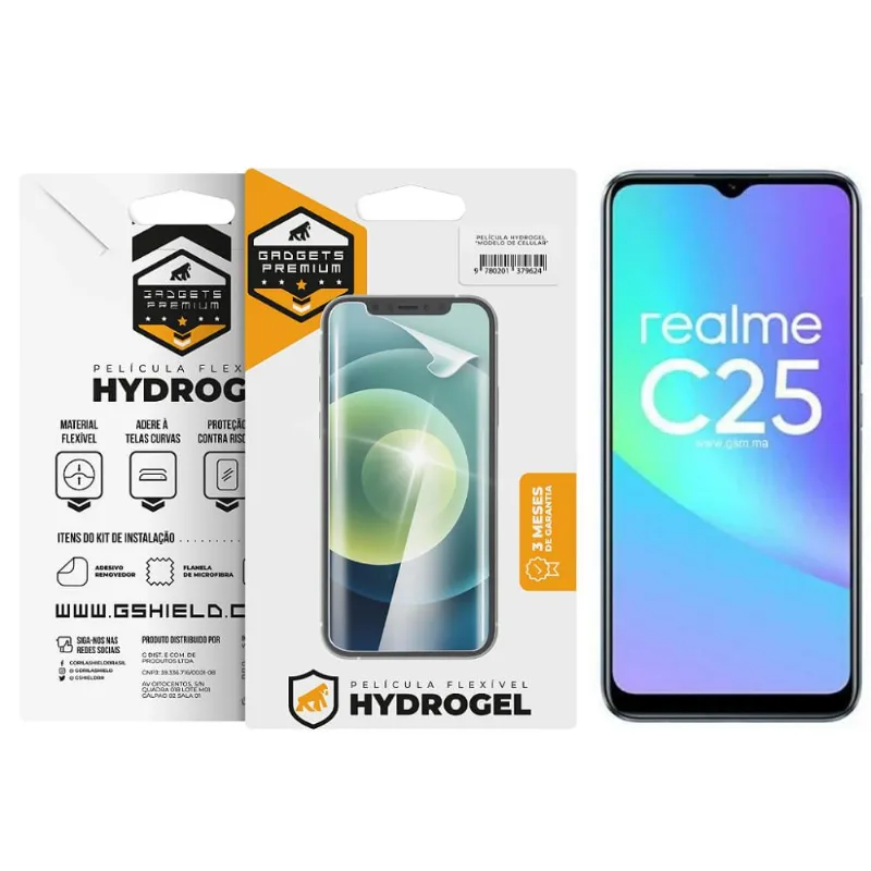 Película para Realme C25 - Hydrogel Gamer Fosca - Gshield - Gshield