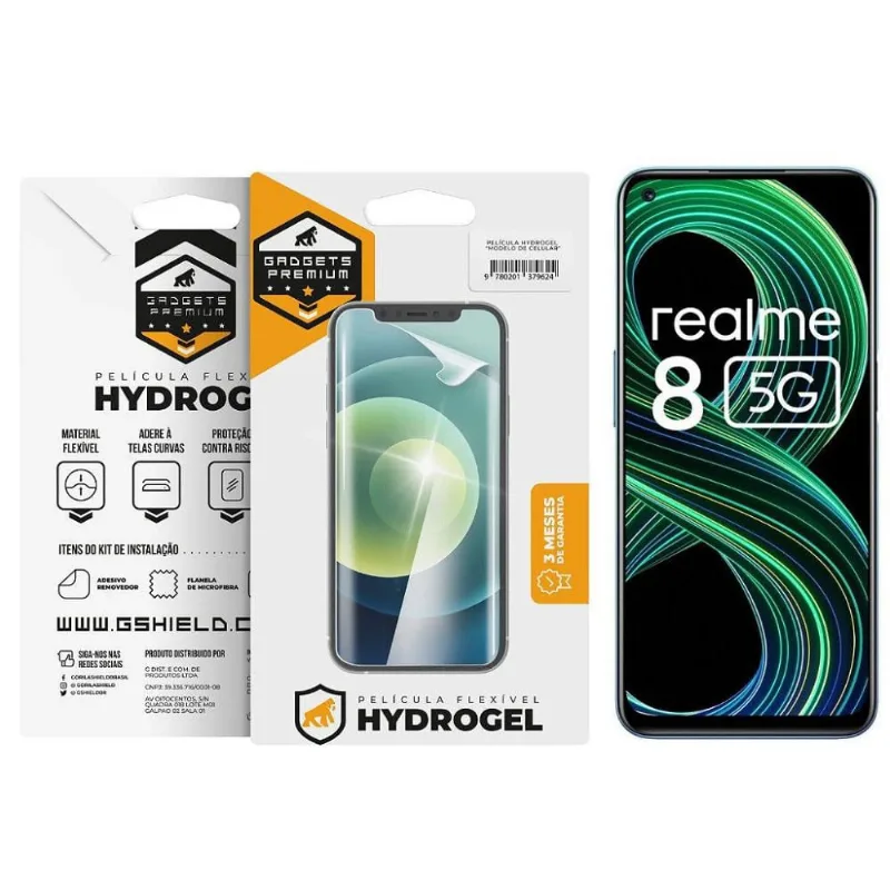 Película para Realme 8 5G - Hydrogel Gamer Fosca - Gshield - Gshield