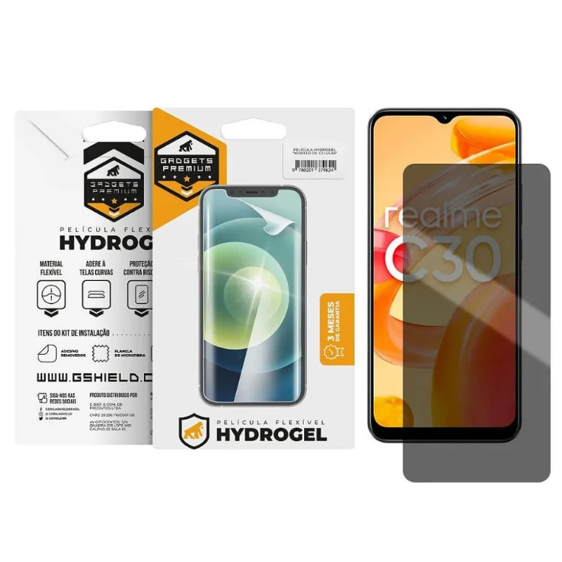 Película para Realme C30 - Privacidade Hydrogel - Gshield - Gshield