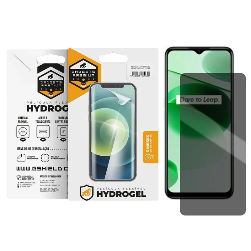 Película para Realme C35 - Privacidade Hydrogel - Gshield - Gshield