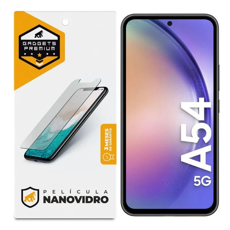 Película para Samsung Galaxy A54 - Coverage 5D Pro Preta - Gshield - Gshield