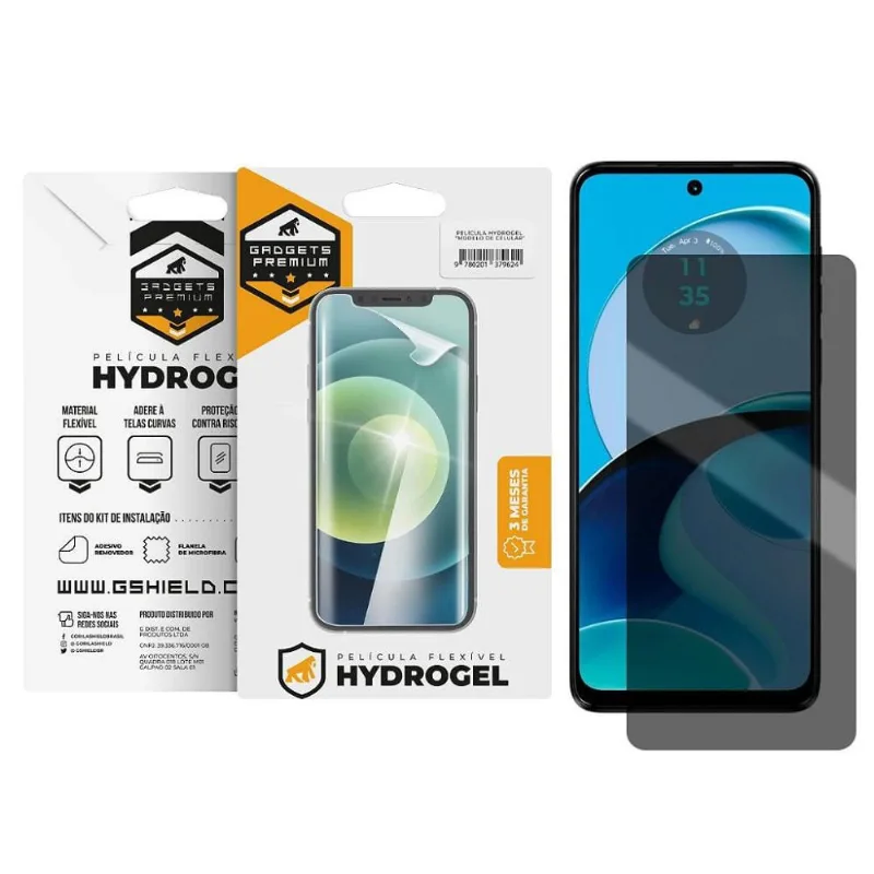 Película para Motorola Moto G14 - Privacidade Hydrogel - Gshield - Gshield