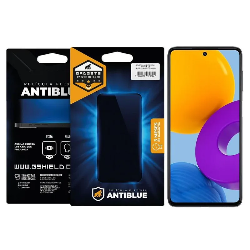 Película para Samsung Galaxy M52 - AntiBlue - Gshield - Gshield