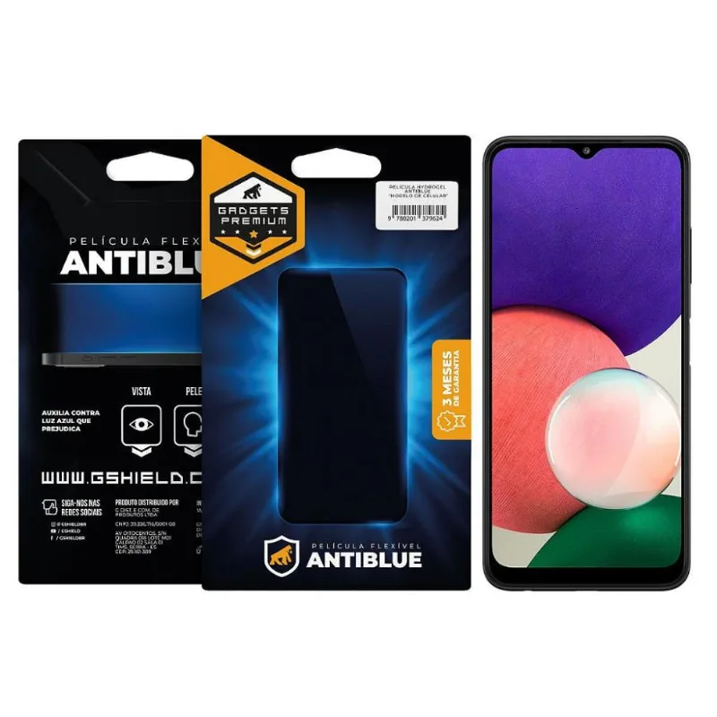Película para Samsung Galaxy A22 - AntiBlue - Gshield - Gshield