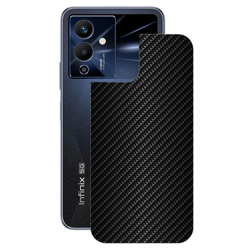 Película para Infinix Note 12 Pro 5G - Traseira de Fibra de Carbono Preta - Gshield - Gshield
