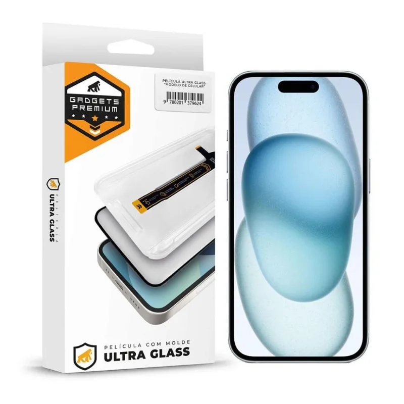 Película para iPhone 15 - Ultra Glass - Preta - Gshield - Gshield