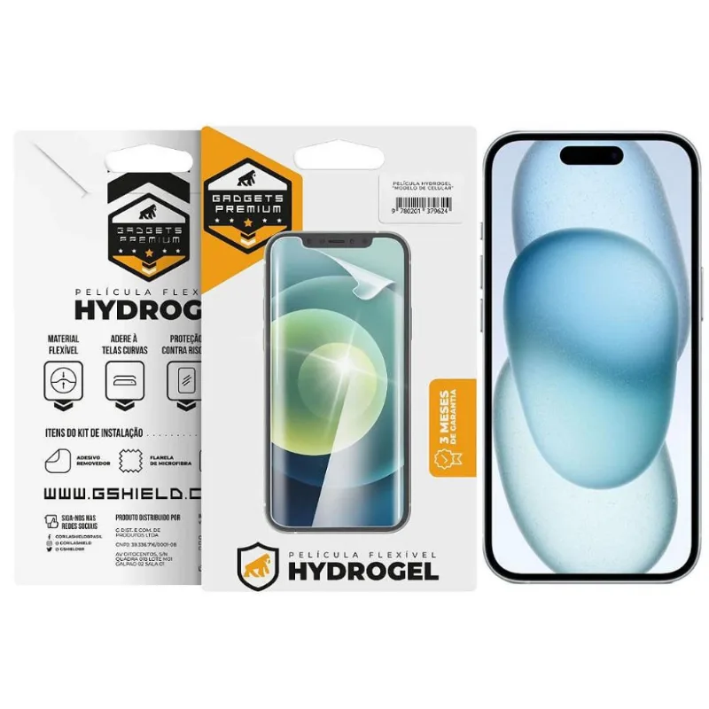 Película para iPhone 15 - Hydrogel Gamer Fosca - Gshield - Gshield